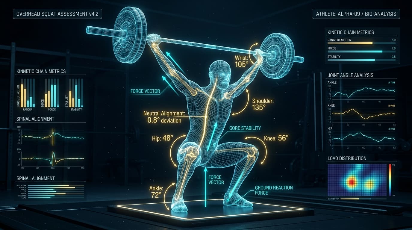 Forge Athletic 3D movement assessment telemetry and joint angles
